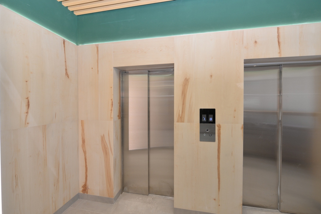 Увеличенная высота кабины лифта