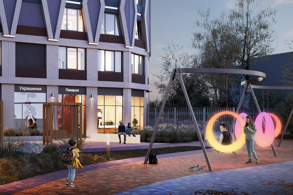 Футуристическая концепция двора