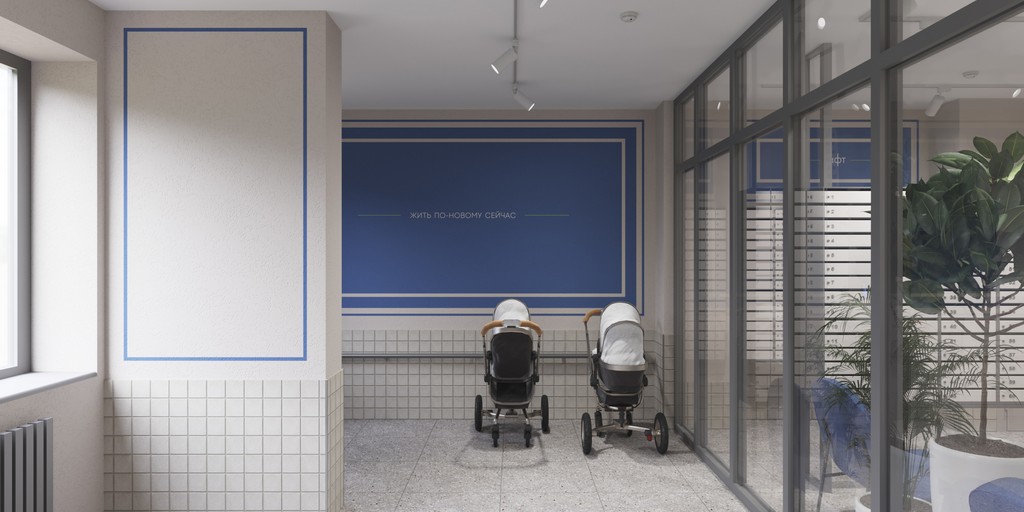 Колясочная на 1 этаже