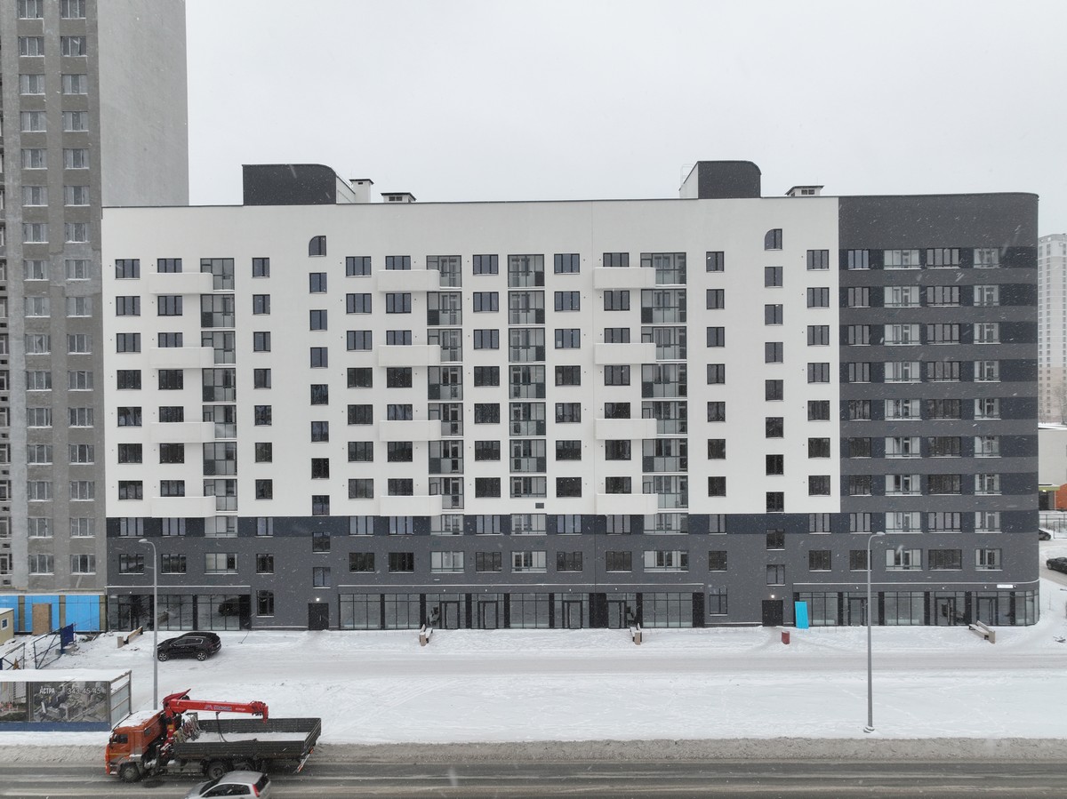 Ход строительства ЖК «На Тенистой», 3 очередь. Декабрь 2025