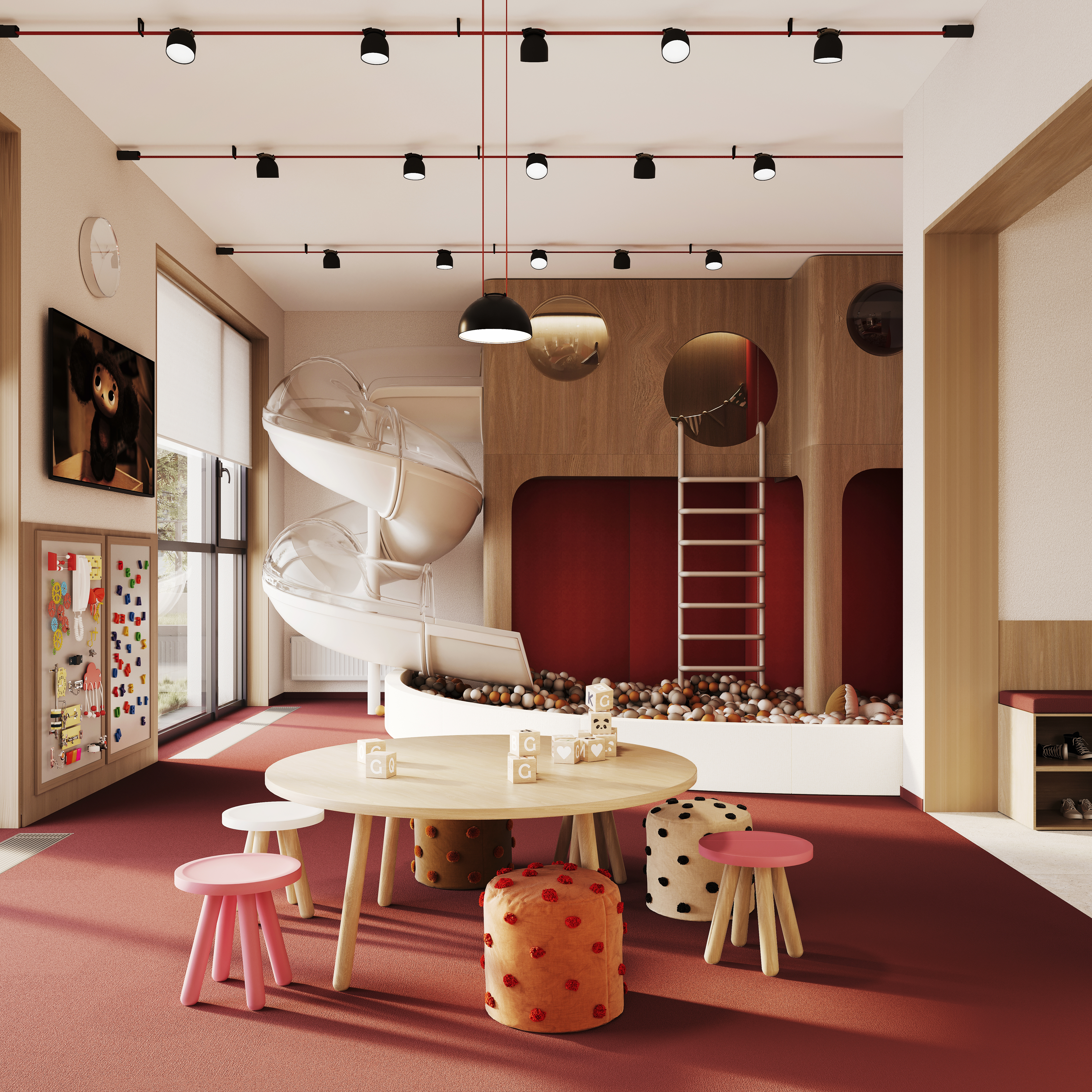 Соседское комьюнити с коворкингом и игровой зоной 