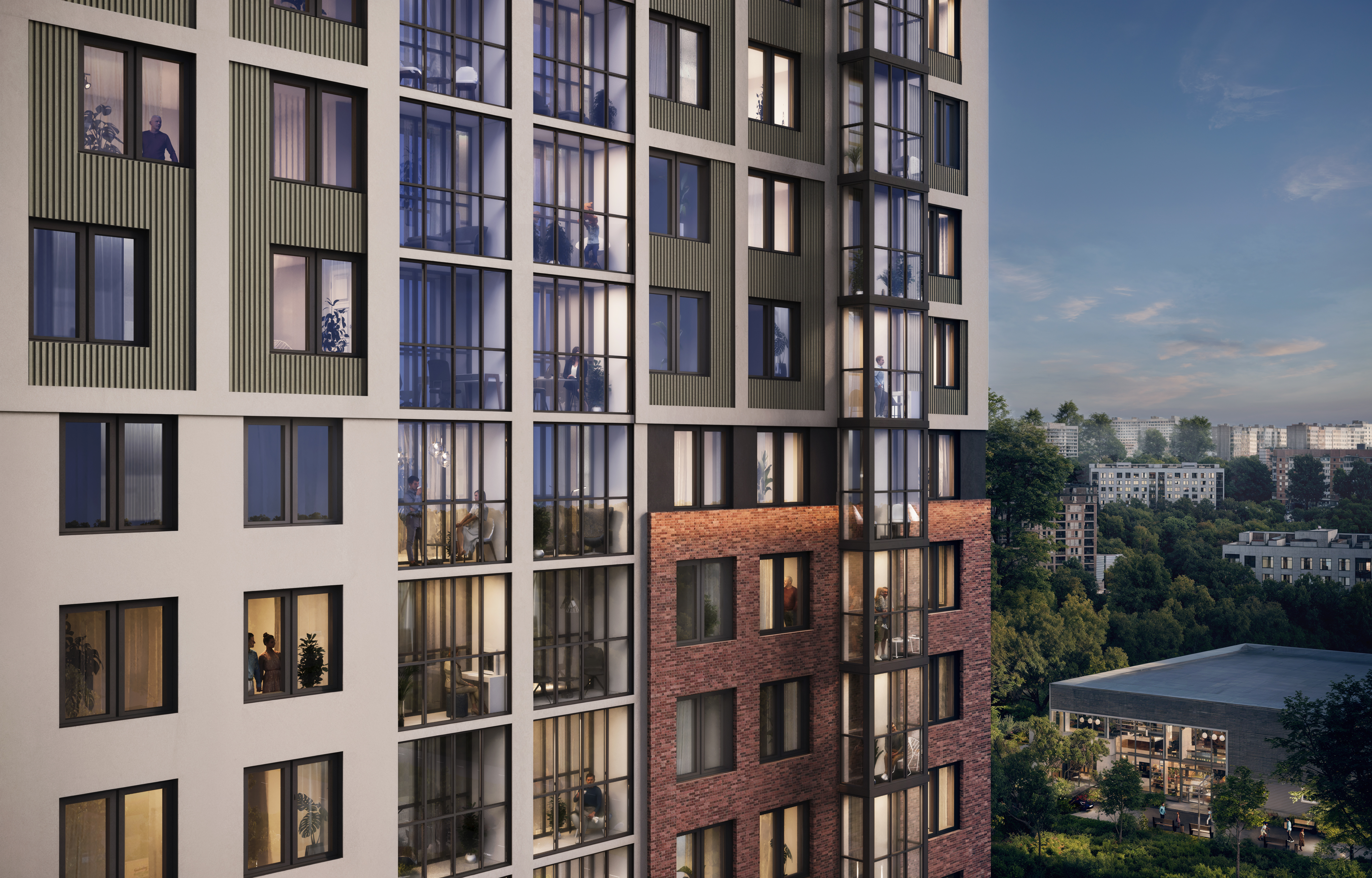 Архитектурное остекление на балконах и лоджиях