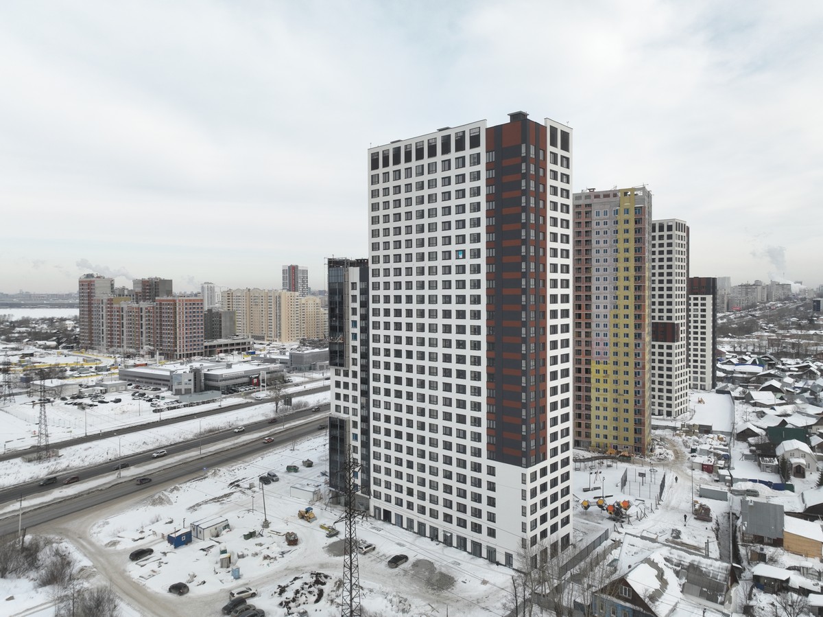 Ход строительства ЖК «Новый ВИЗ», 2 очередь. Февраль 2026